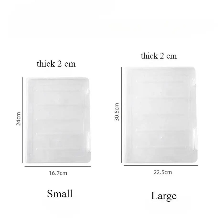 A4 File Storage Box Waterproof Dustproof Transparent Plastic Document