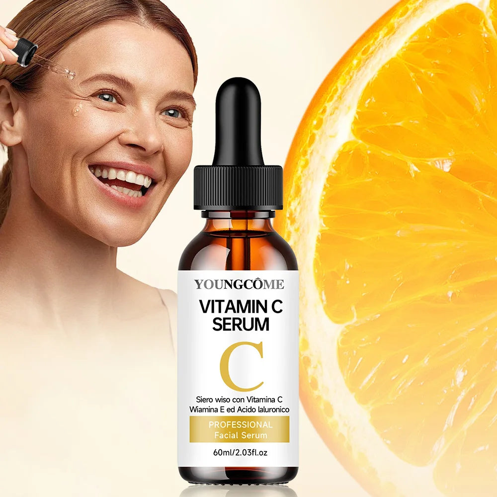 Vitamin C Facial Essence with Hyaluronic Acid - Brightening Moisturizing Repair Serum for Face Care Peaceful Pleasures Health and Wellness