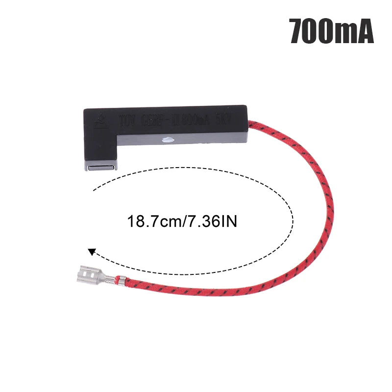1pc Microwave Oven 5KV 0.8A 700mA/800mA/900mA 220V High Pressure Fuse Replace Integrated High Voltage Fuse Microwave Accessories Peaceful Pleasures Health and Wellness 700mA