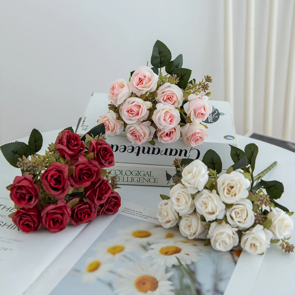 Silk Rose Artificial Flowers – Wedding, Home & Garden Décor