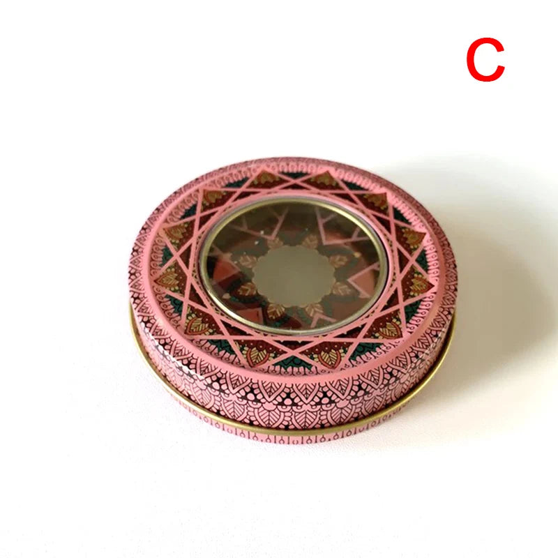 Saffron Tin Box with PVC Window | 1g Spice Packing Tin