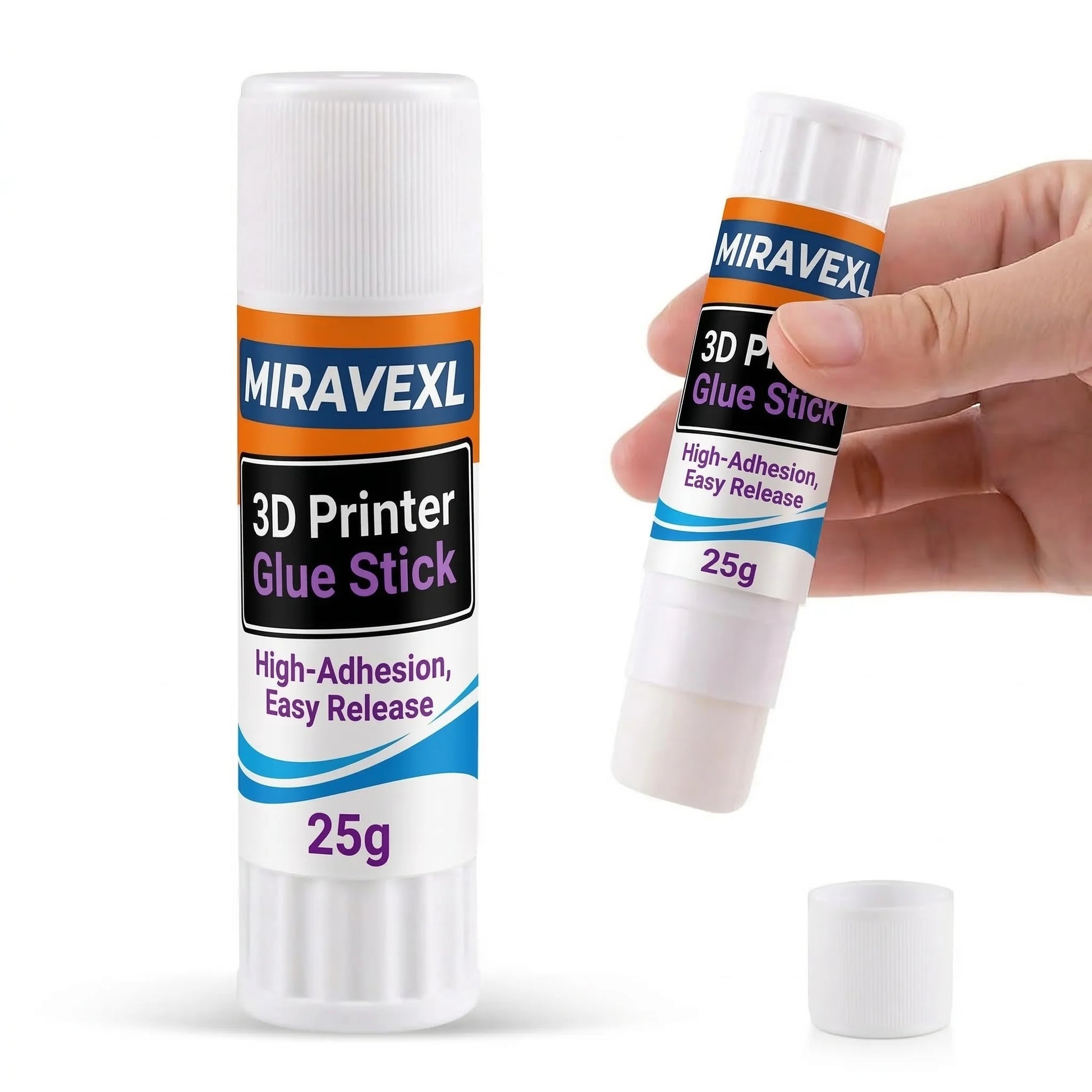 MIRAVEXL 3D Printer Glue Stick Strong Bed Adhesive Anti-Warping for PLA ABS PETG TPU Solid Print Glue Peaceful Pleasures Health and Wellness