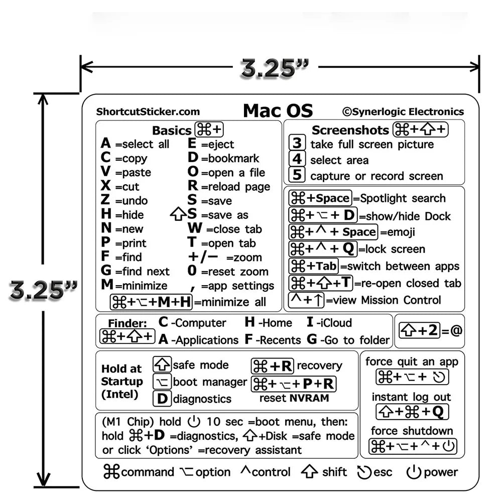 For PC Reference Keyboard Shortcut Sticker Adhesive for PC Laptop Desktop Quick Tips At Your Fingertips Peaceful Pleasures Health and Wellness