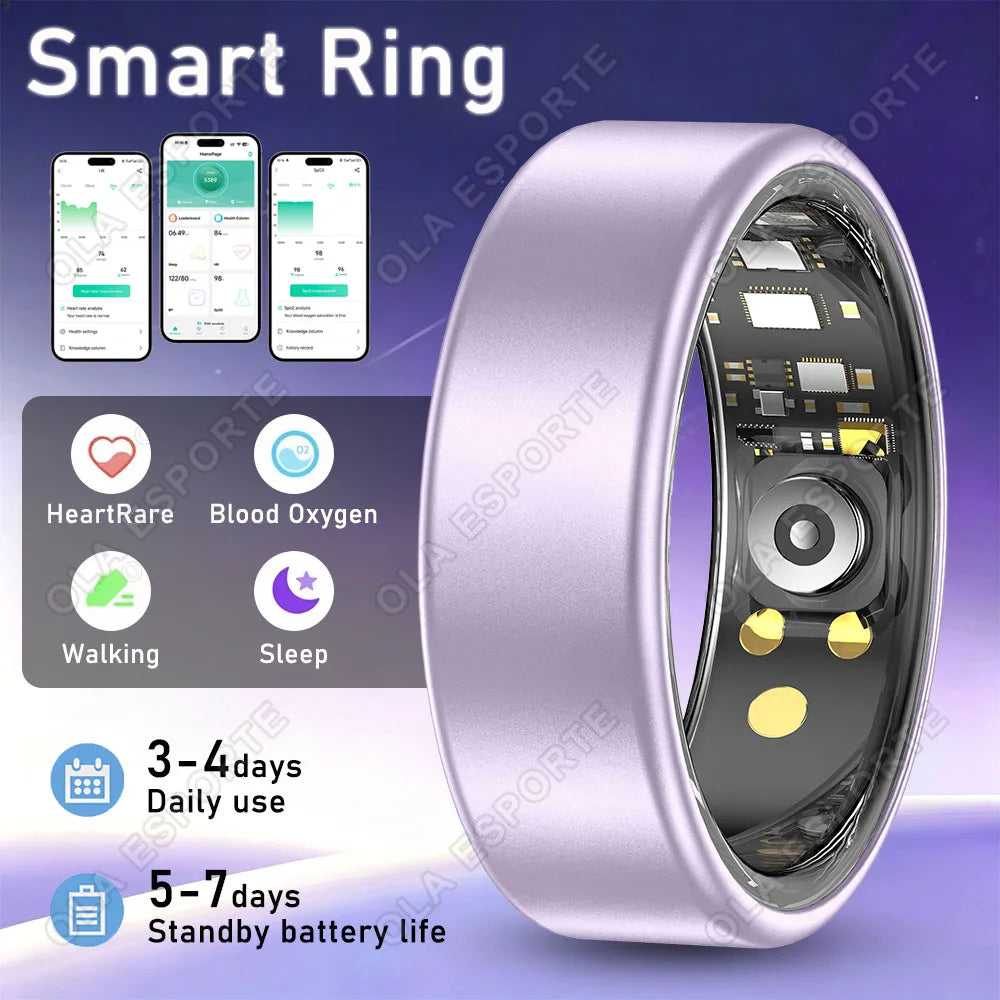 Smart Ring – Heart Rate, SpO₂ & Sleep Tracker | 5ATM