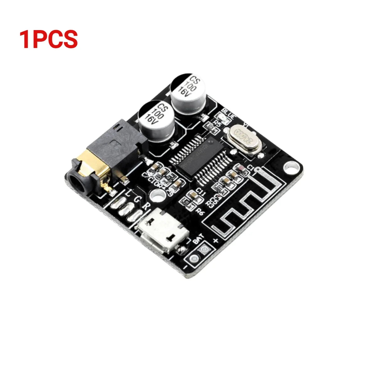 1-5PCS VHM-314 Wireless Stereo Music Module 3.5mm Audio Aux Bluetooth Audio Receiver Board Micro USB 5V Car Audio Decoder Board Peaceful Pleasures Health and Wellness 1PCS