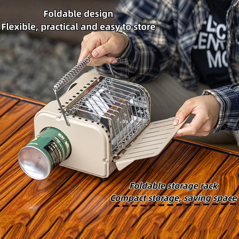 Outdoor Camping Heater Roasting Stove Gas Burners Camp Tent Hunting Heater Warming Stove Hands Warmer Camping Equipment Peaceful Pleasures Health and Wellness
