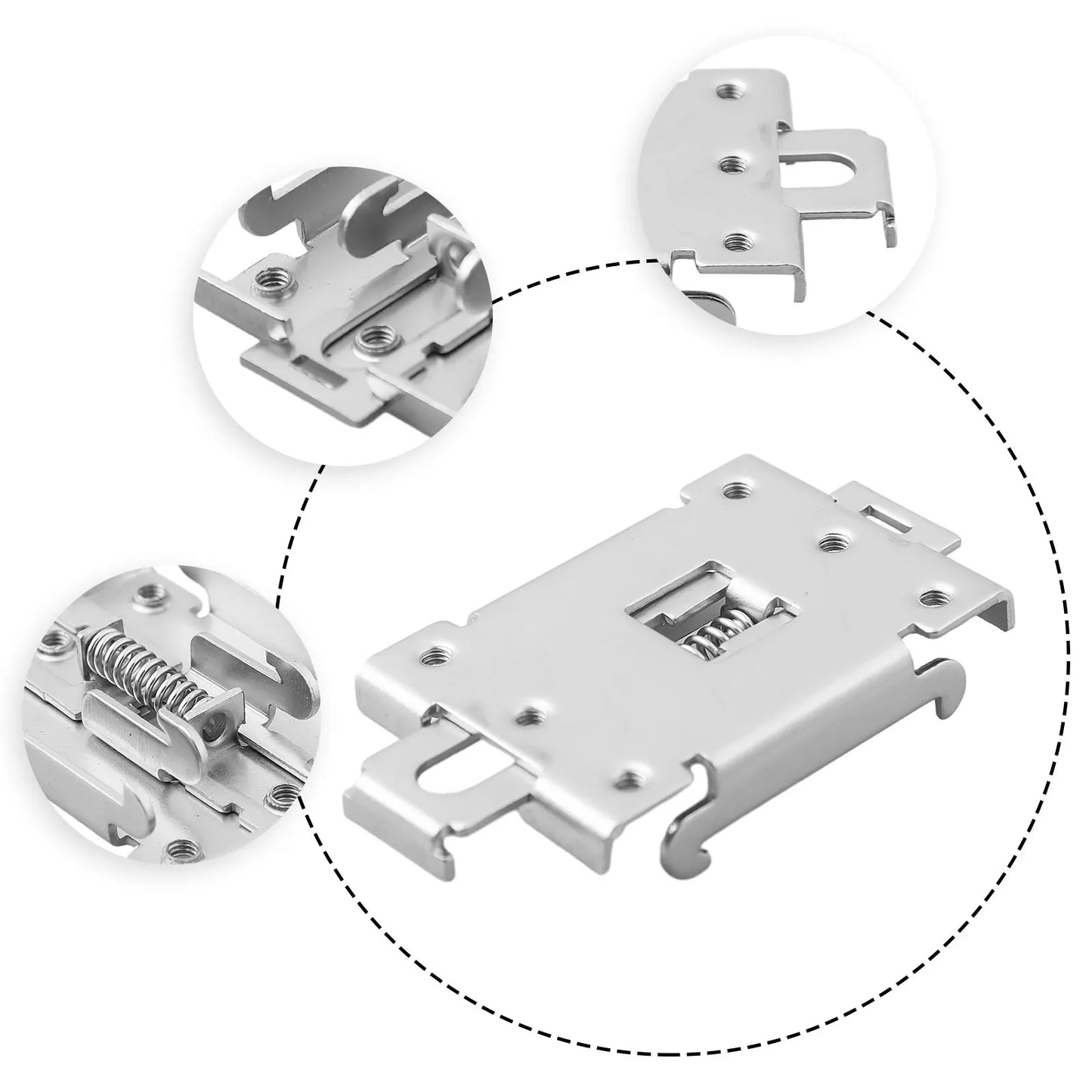 DIN 35mm Rail Mounting Bracket Clip for Solid State Relay C45