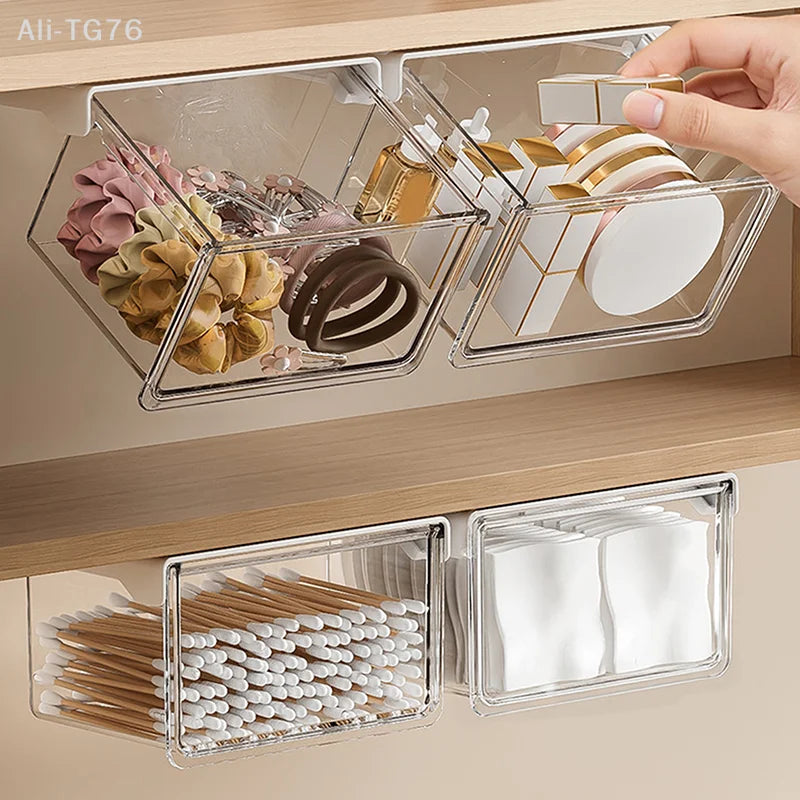 Clear Cosmetic Storage Box – Makeup & Bathroom Organizer