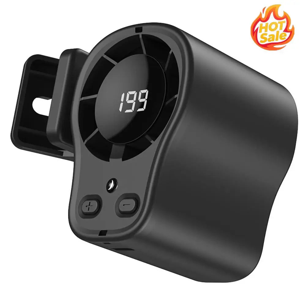 Clip-On Fan 199 Speeds 360° Rotate – USB-C Rechargeable