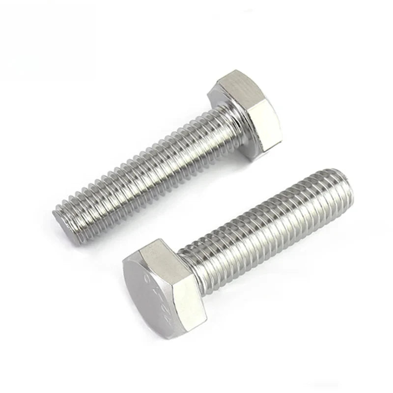 DIN933 M4 External Hex Head 304 Stainless Steel Screw A2-70 Hexagon Cap Bolt Hexagonal Shape Screw bolt Peaceful Pleasures Health and Wellness