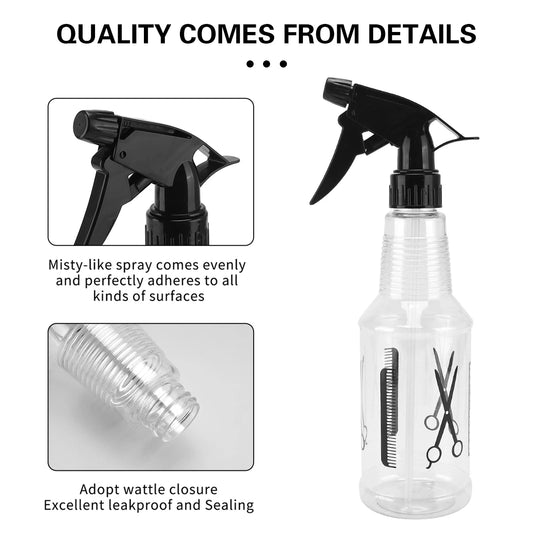 High-Capacity Hairdressing Shop Scissors Spray Bottle Professional Barber Spray Bottle Spray Spray Bottle Hair Salon Nozzle Peaceful Pleasures Health and Wellness
