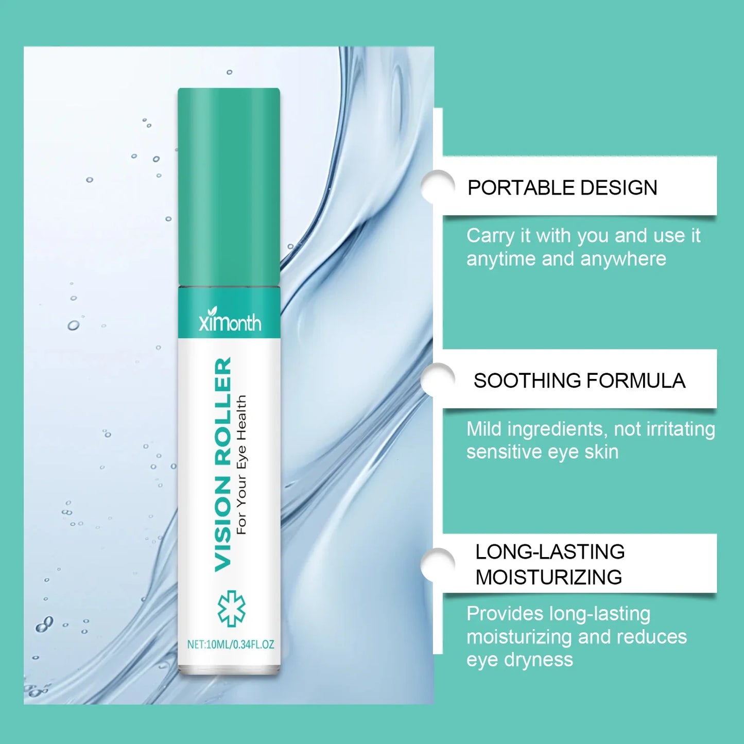 Eye Comfort Care Roller – Gentle Massage Eye Cream 10ml