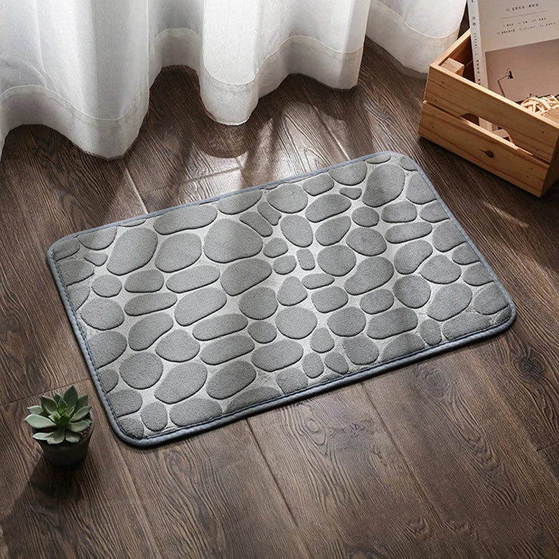 Super Absorbent Non-Slip Bath Mat | Soft Coral Fleece Rug