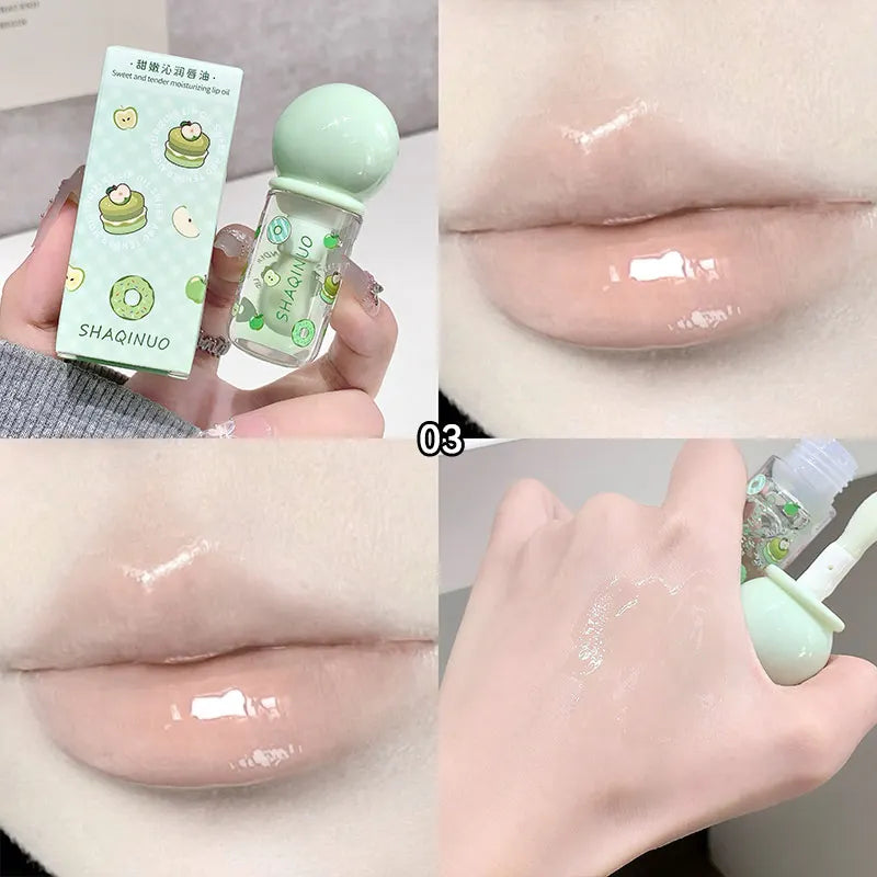 Fruit-Flavored Lip Oil – Moisturizing, Glossy & Plumping Balm