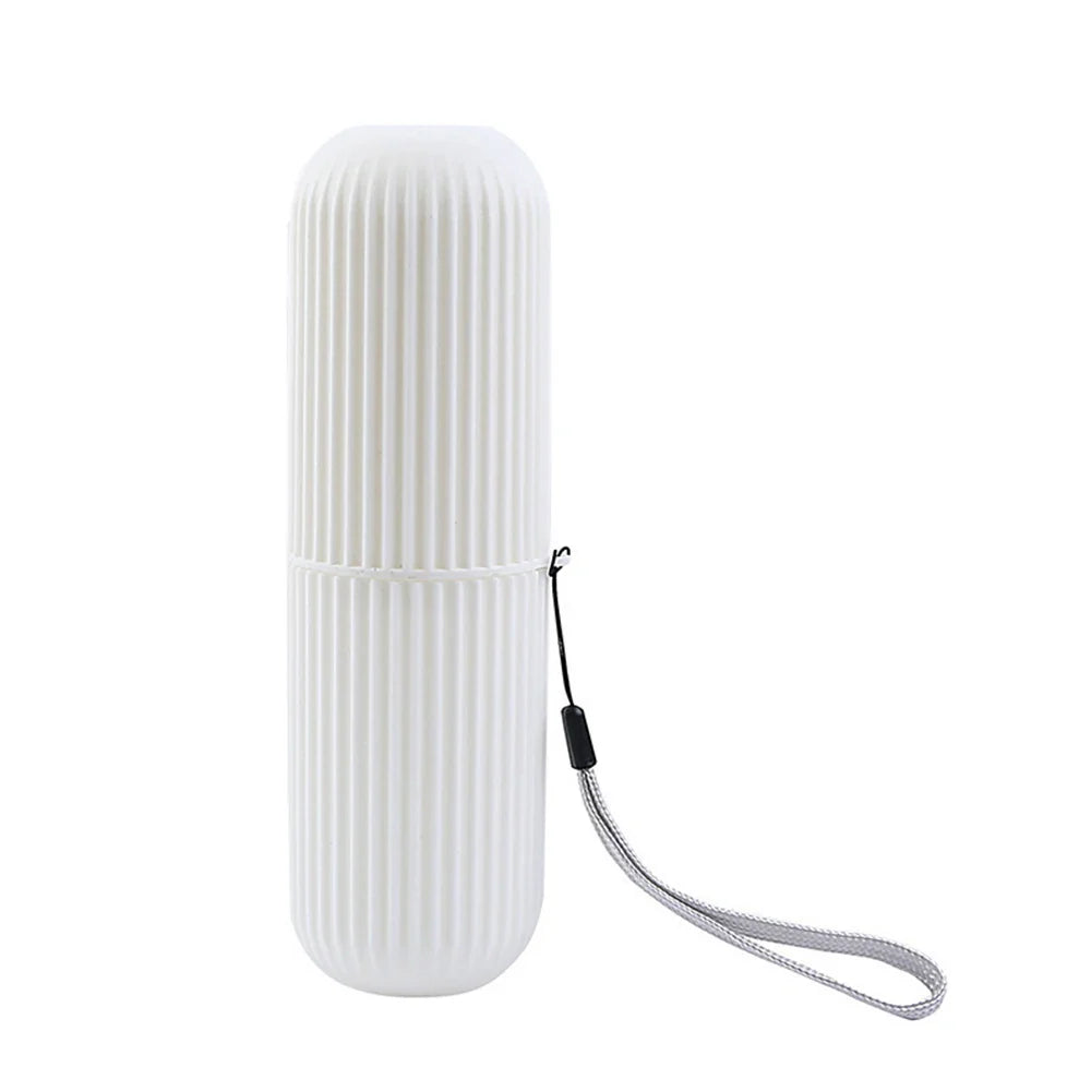Travel Toothbrush & Toothpaste Storage Case | Portable Cup