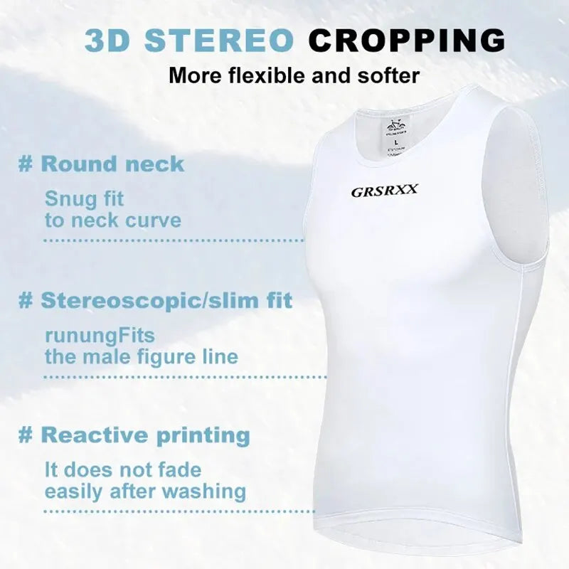 Winter Fleece Cycling Vest – Thermal Base Layer Men & Women