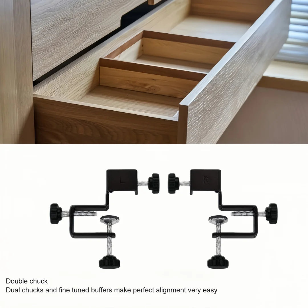 Cabinet Drawer Front Installation Clamps Woodworking Fixing Clips
