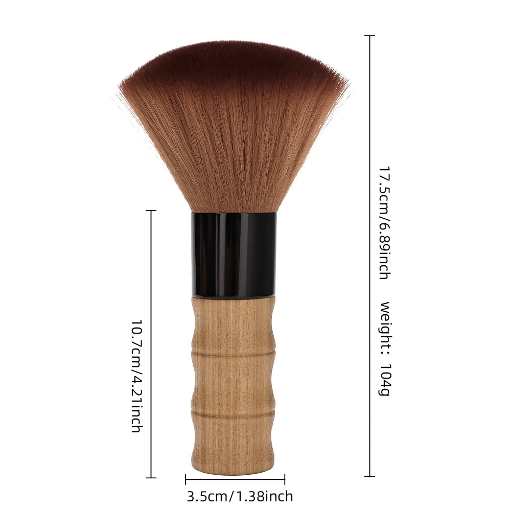 Barbertop Soft Hairdressing Brush Neck Face Duster for Barbers Salon Stylist Hair Cutting Cleaning Tool Accessory Peaceful Pleasures Health and Wellness