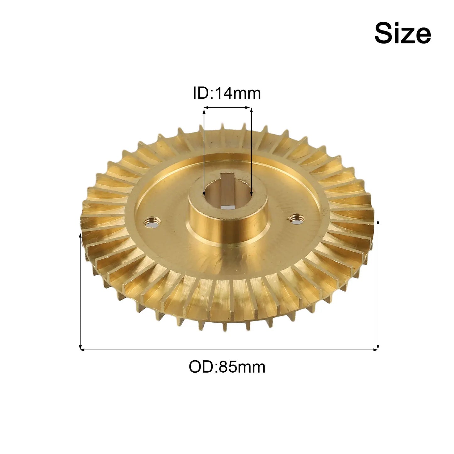 Brass Self-Priming Water Pump Impeller | Double-Sided Vanes