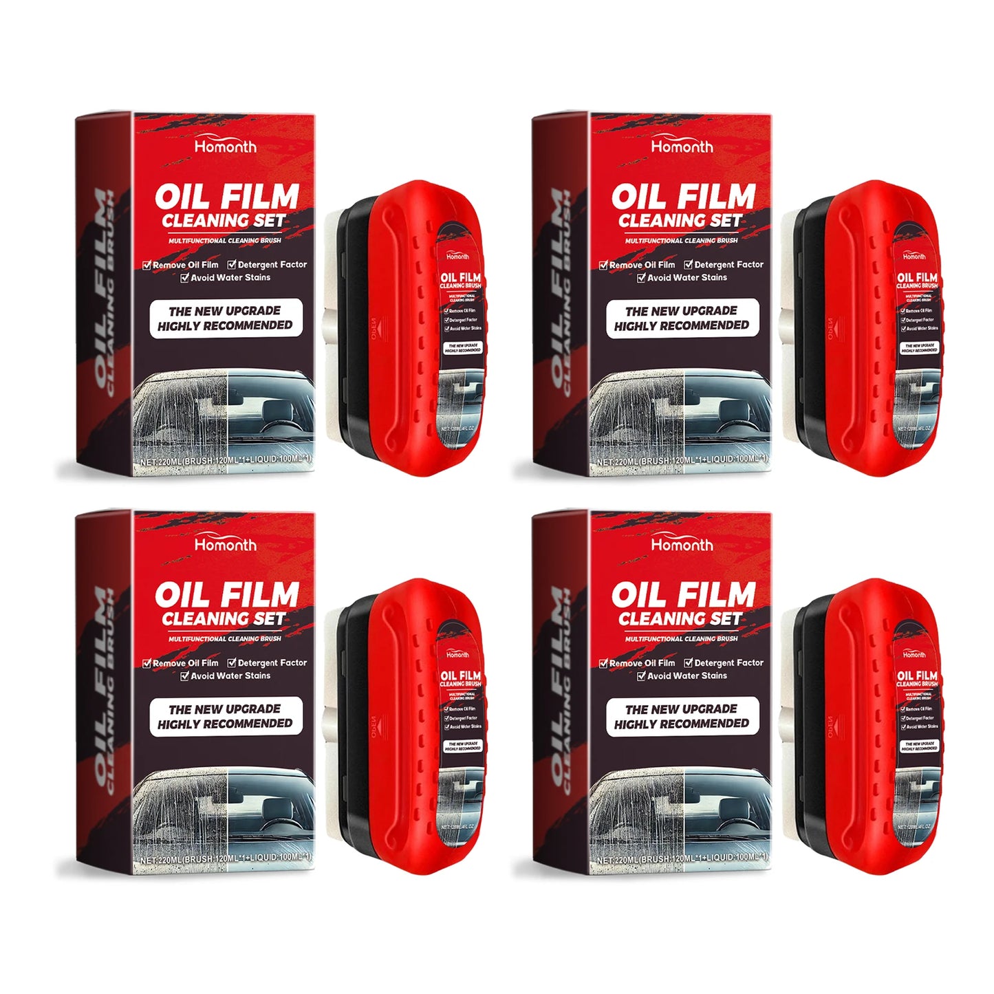 Homonth Car Windshield Oil Film Remover & Glass Coating Kit