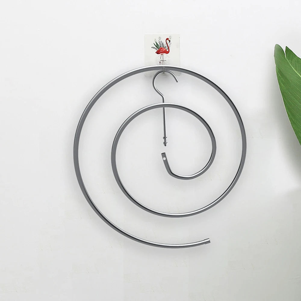Circular Rotating Spiral Cloth Hanger Multi Functional Cloth Hanger Retractable Quilt Cover for Drying Quilt Sheet Peaceful Pleasures Health and Wellness