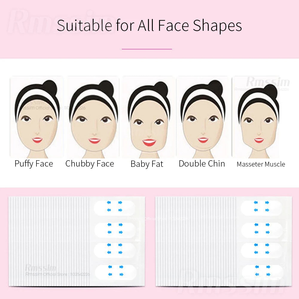 40/120pcs Invisible V Face lifting Tapes Wrinkle Removal Sticker Forehead Neck Chin Sticker Patch Facial Slimming Firming Tapes Peaceful Pleasures Health and Wellness