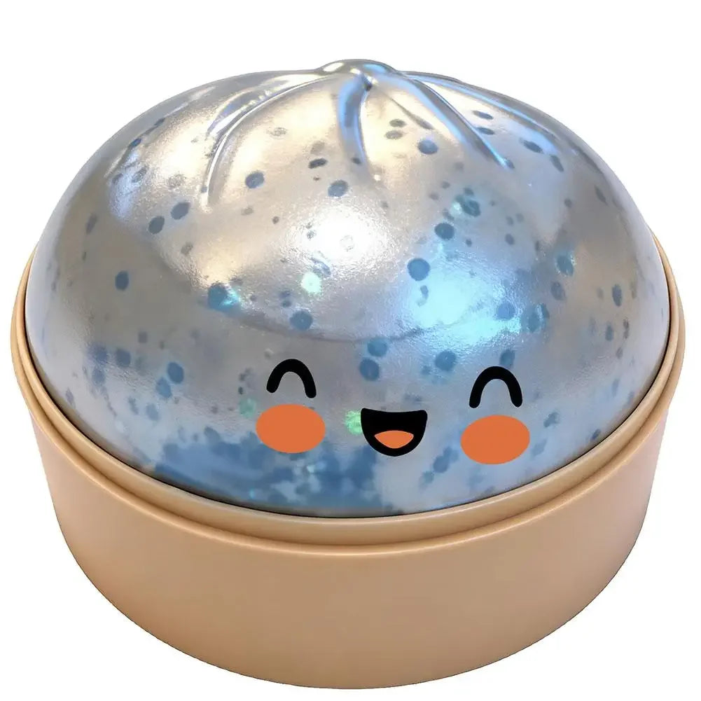 Shiny Flash Simulation Dumpling Bun Toy Pressure Ball, Slow Rebound Soft Pinch Decompression Toy, for Kids Adults Birthday Gifts Peaceful Pleasures Health and Wellness 05