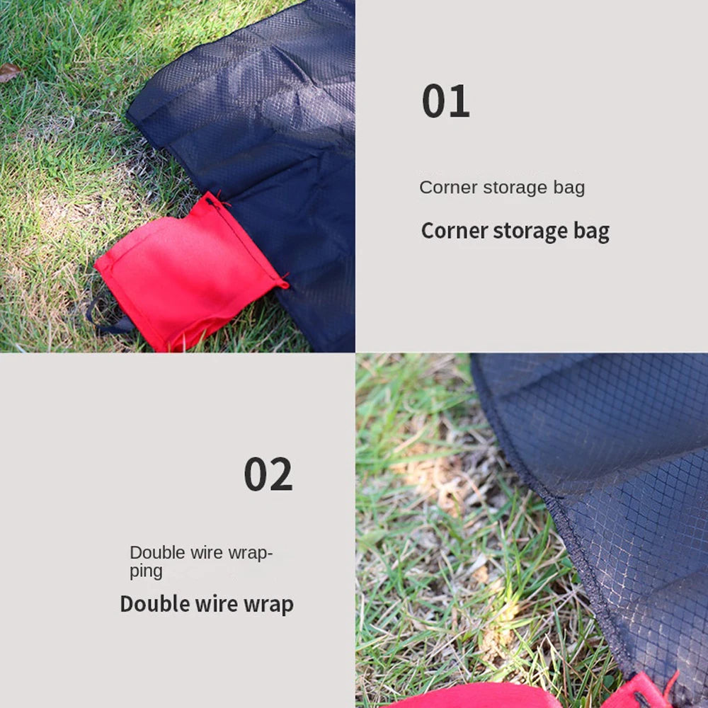 Picnic mat pocket beach mat, waterproof and sand proof, Lightweight folding portable For Travel Hiking Sports ﻿ Peaceful Pleasures Health and Wellness