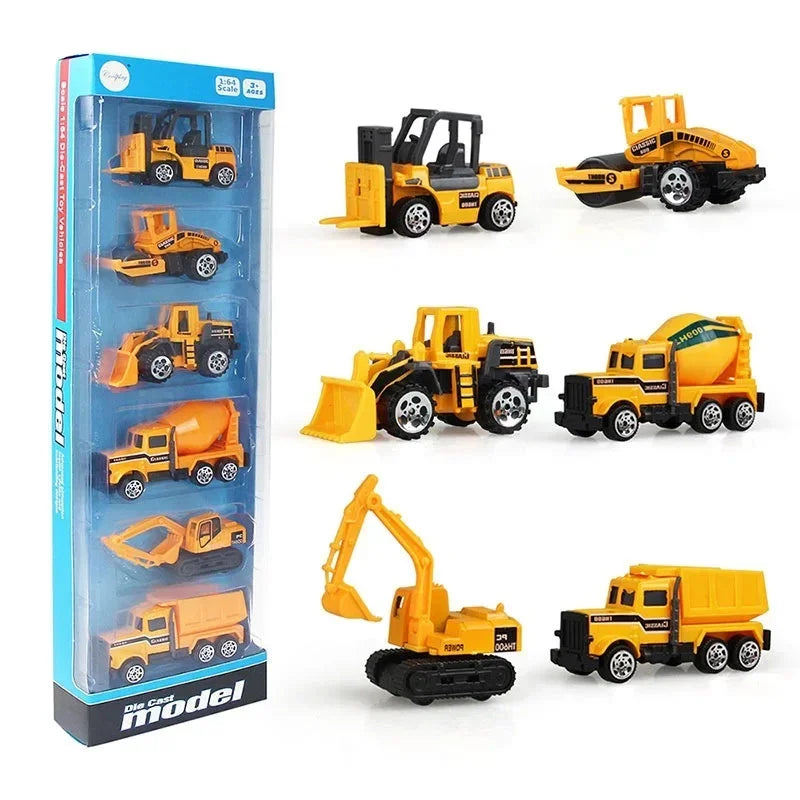 Kid Mini Alloy Toys Car Classic Construction Model Simulated Sliding