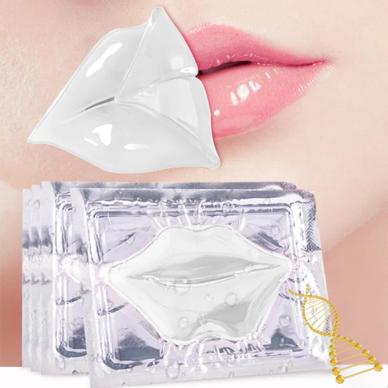 BIOAOUA Crystal Collagen Lip Mask 5pcs – Plumping Patches