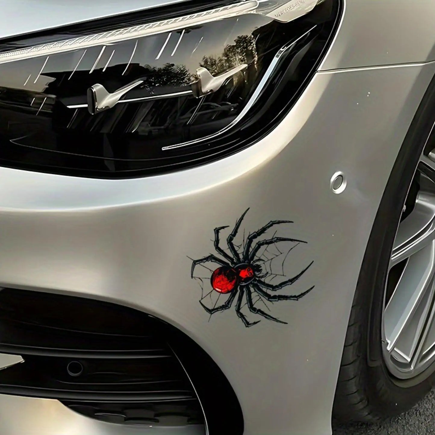 3D Spider Vinyl Decal Sticker for Car & Motorcycle | Gothic Vinyl Car Decal Peaceful Pleasures Health and Wellness