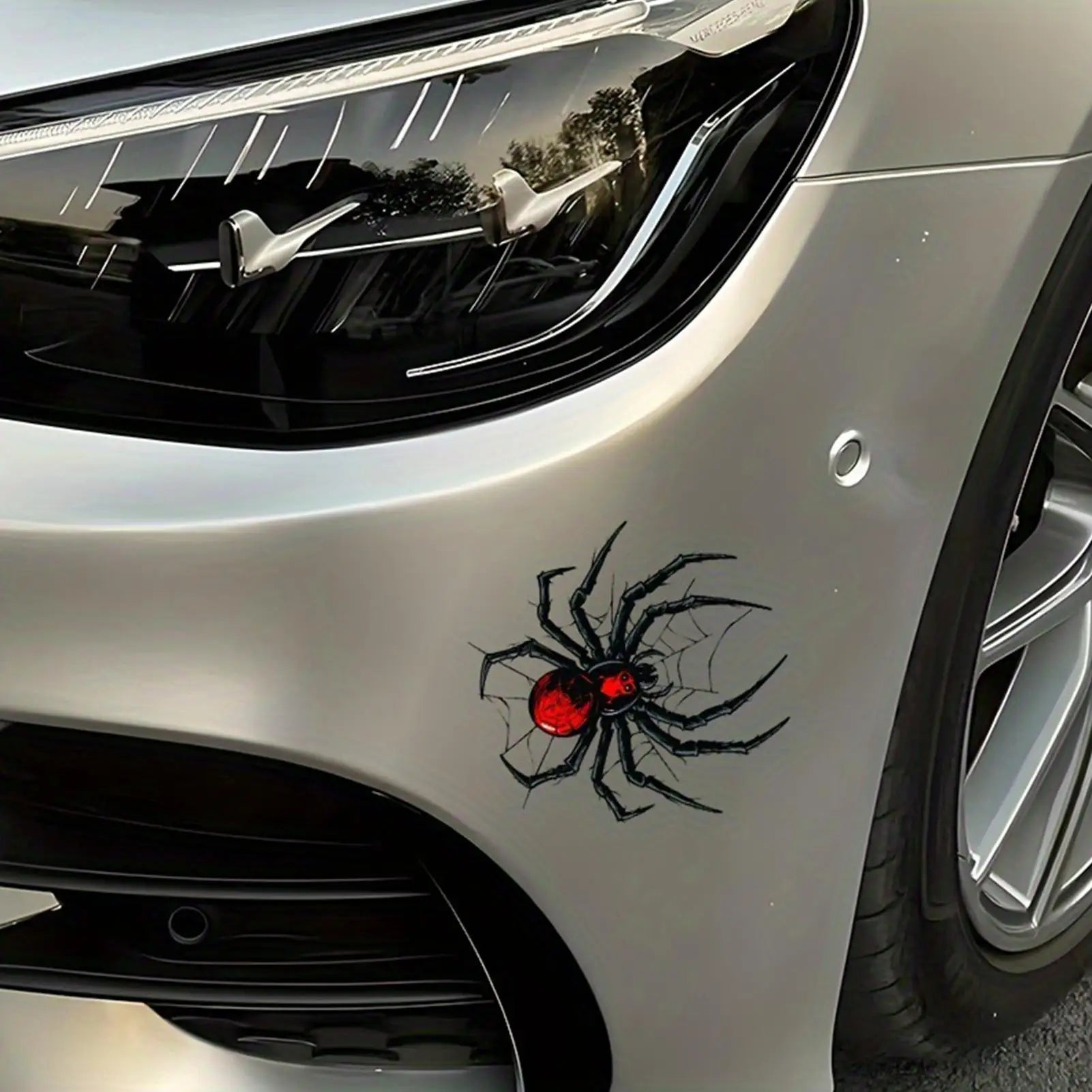 3D Spider Vinyl Decal Sticker for Car & Motorcycle | Gothic Vinyl Car Decal Peaceful Pleasures Health and Wellness