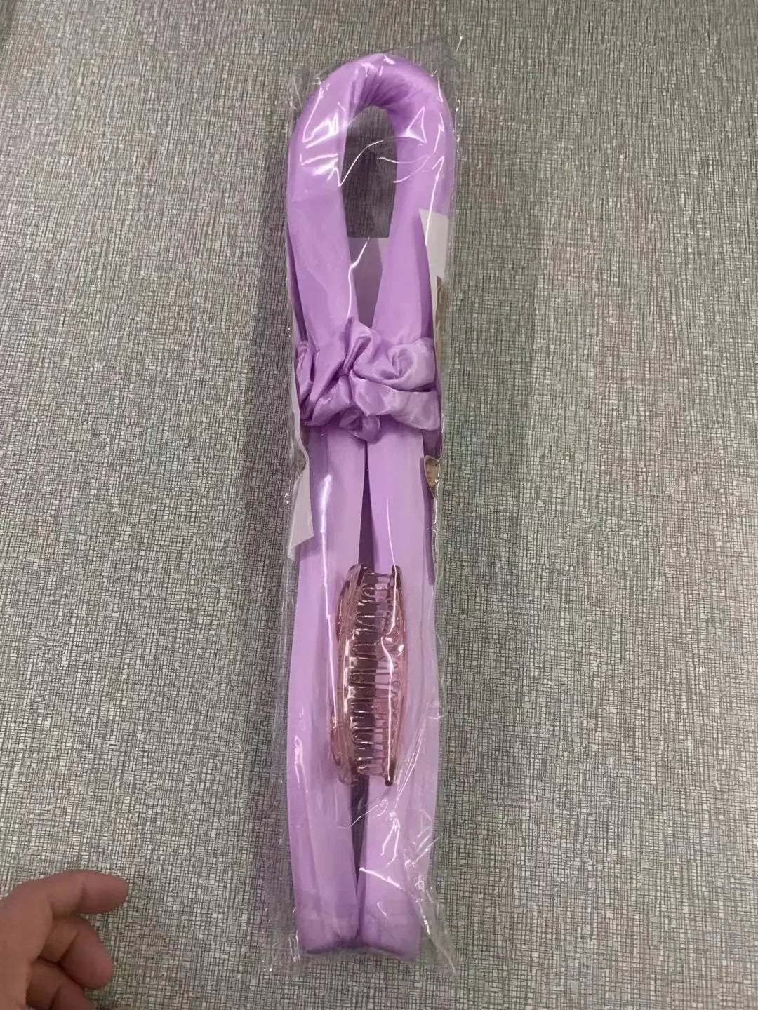 2-Pack Satin Heatless Curling Rod Lazy Curler Headband Make Hair Soft and Shiny Hair Curler Hairdressing Tools Peaceful Pleasures Health and Wellness purple