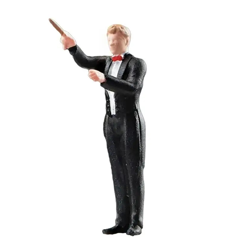 1/64 Scale Miniature Violinist Resin Figurines – Set of 6