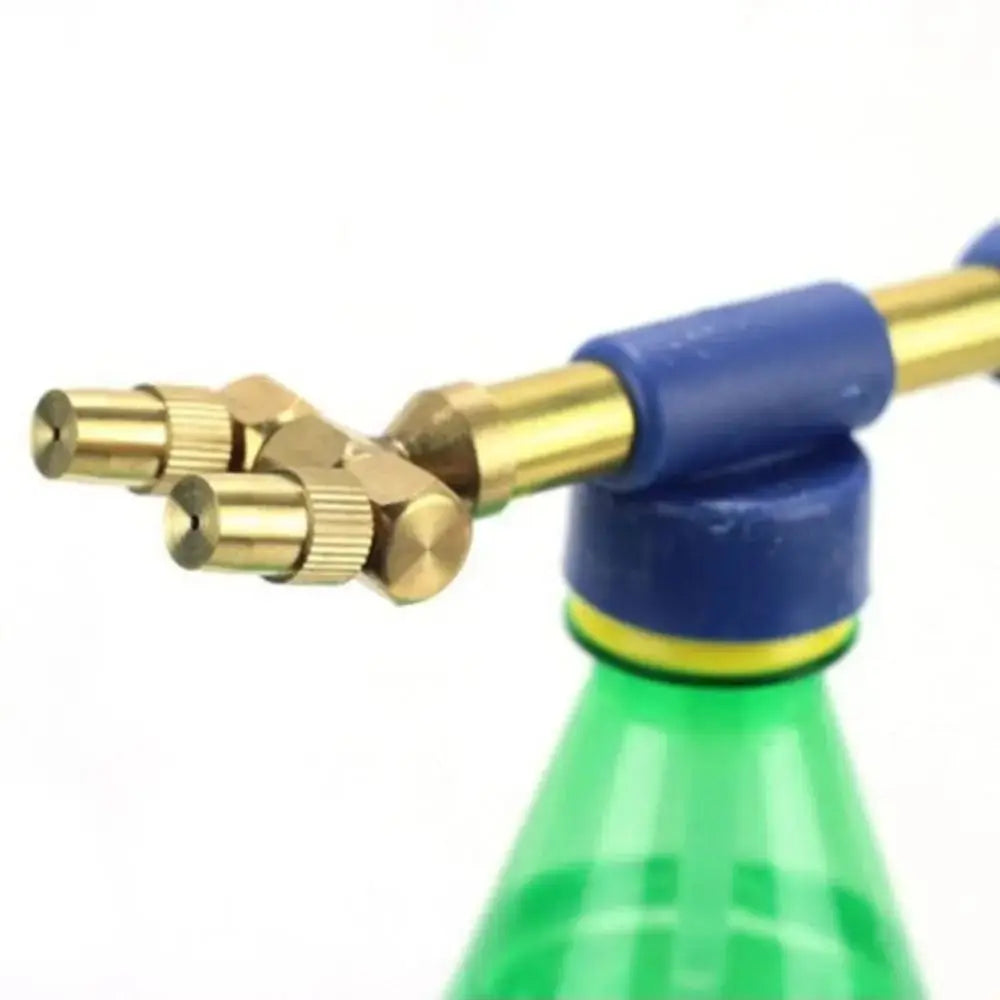 Handheld Push-Pull Bottle Sprayer – Mist & Jet, Adjustable Rod
