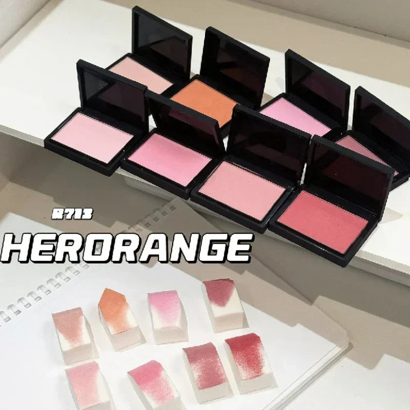 Sweet Orange Matte Powder Blush | Nude Peach Cheek Contour