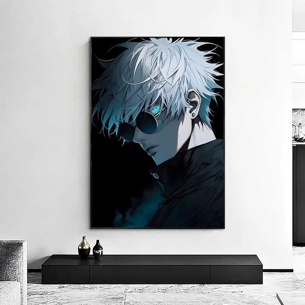 Satoru Gojo Canvas Wall Art | Jujutsu Kaisen Anime Poster