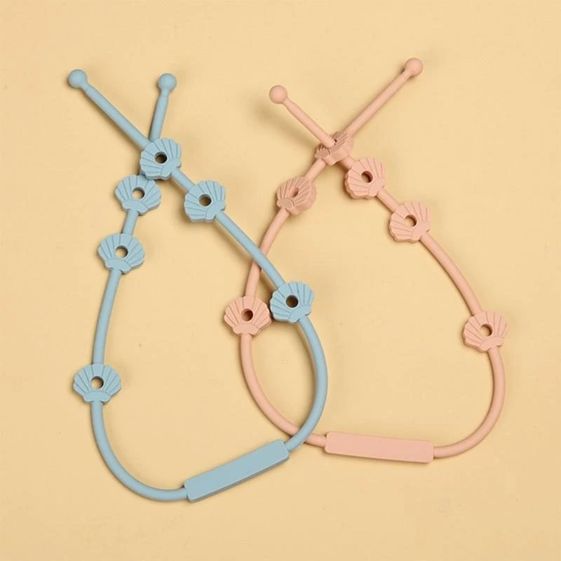 Silicone Baby Pacifier Chain Anti-Drop Holder & Teether
