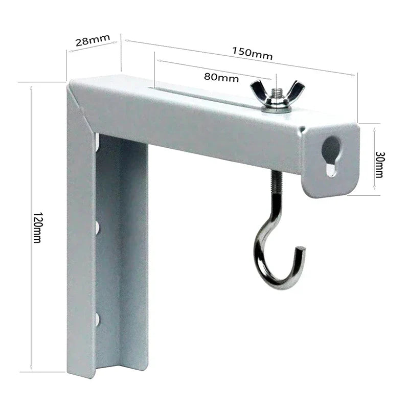 Adjustable Projector Screen Wall Mount L-Bracket Hook Kit