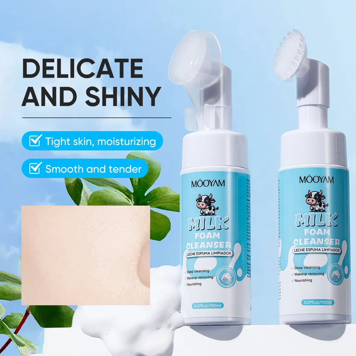 MOOYAM Vitamin C Milk Mousse Facial Cleanser 150ml