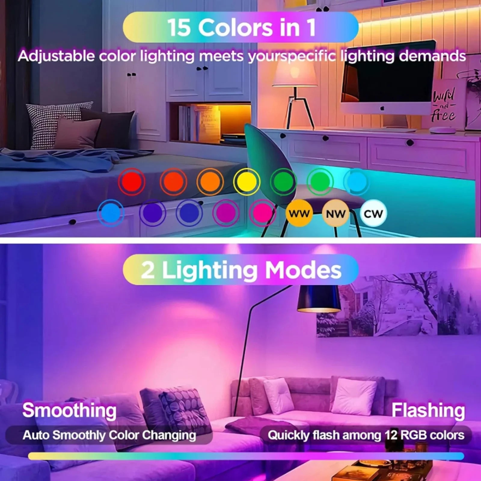 GGbingo 3 Color Temperatures Rechargeable Light Bulbs Remote Control Battery Operated Light Bulb with Timer Dimmable Lamp Peaceful Pleasures Health and Wellness