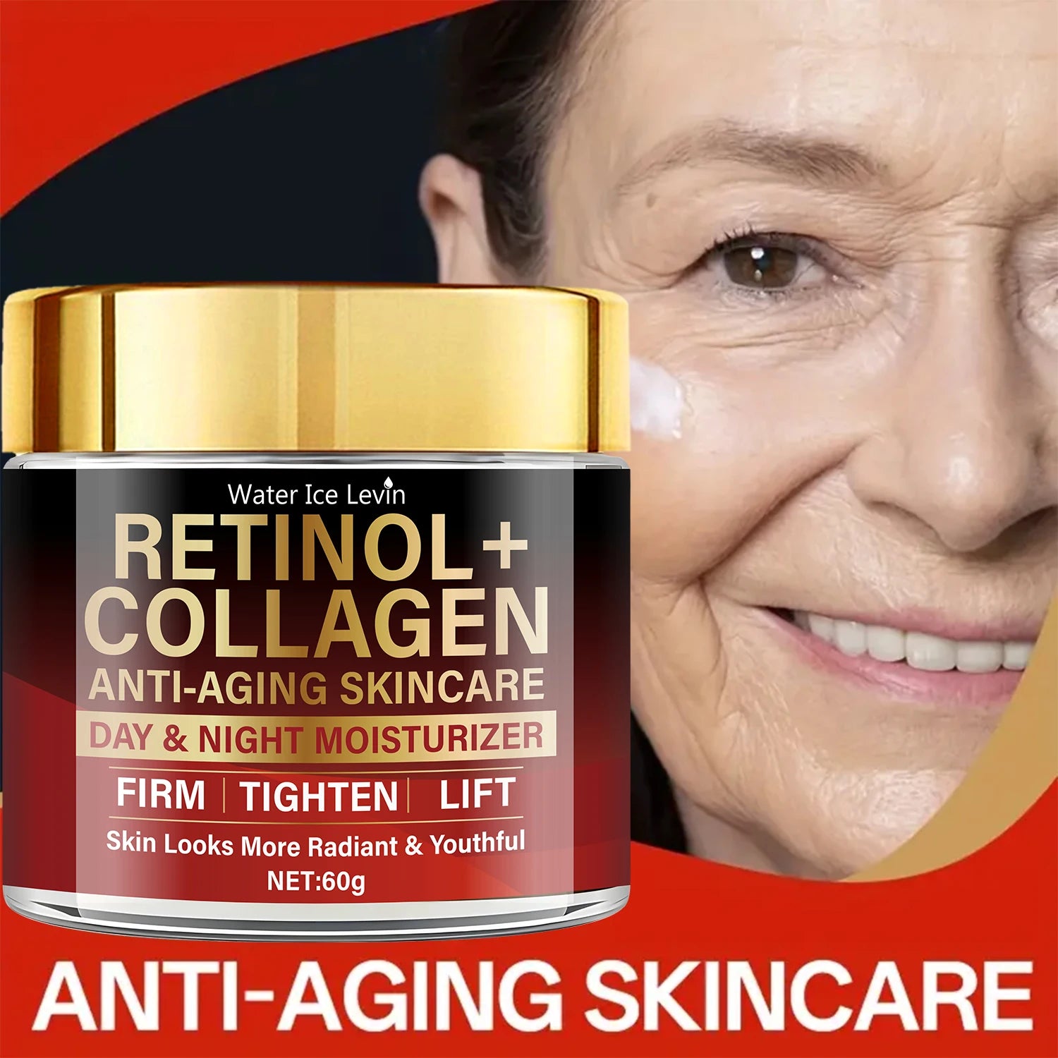 Retinol Collagen Firming Face Cream 60g | Day & Night Moisturizer Anti-Aging Face Cream Peaceful Pleasures Health and Wellness