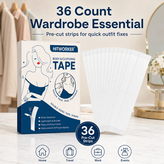 Invisible Clothing Fix Tape – Anti-Slip Chest Patch & Neckline Fashion Clothing Tape Peaceful Pleasures Health and Wellness 36pcs