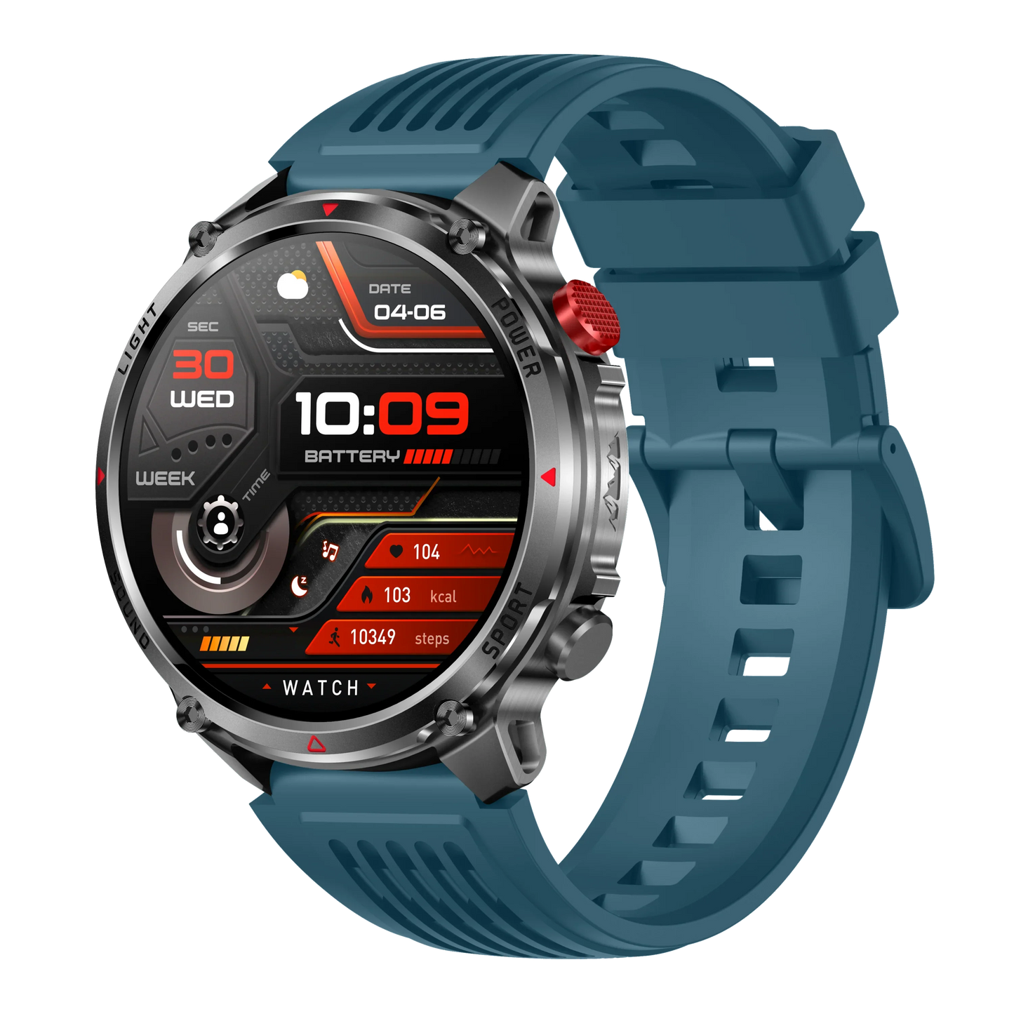 MINGCC 1.7" Smartwatch – BT Calling, Compass & LED Flashlight