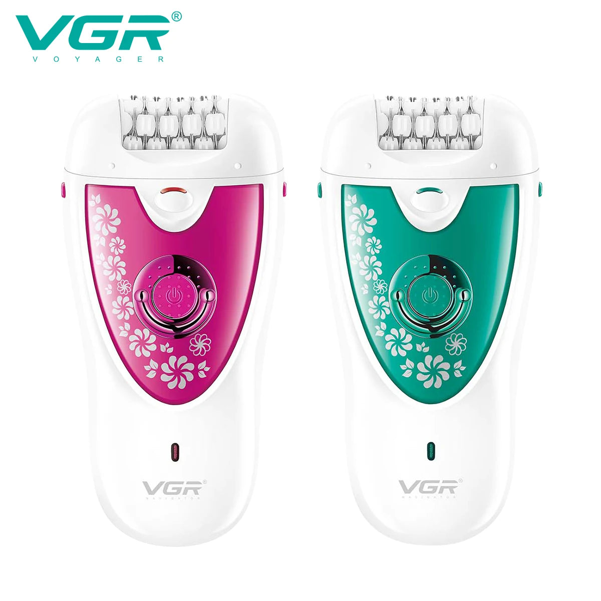 VGR 722 Multi-Function Women Shaver Electric Epilator Hair Removal Body Washing Universal Voltage Peaceful Pleasures Health and Wellness