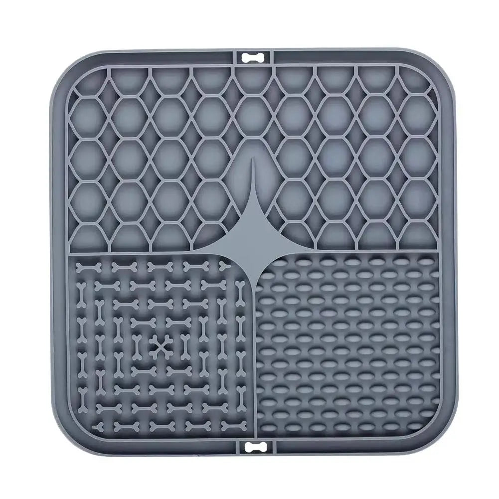 Silicone Dog Licking Mat Slow Feeder with Suction Cups