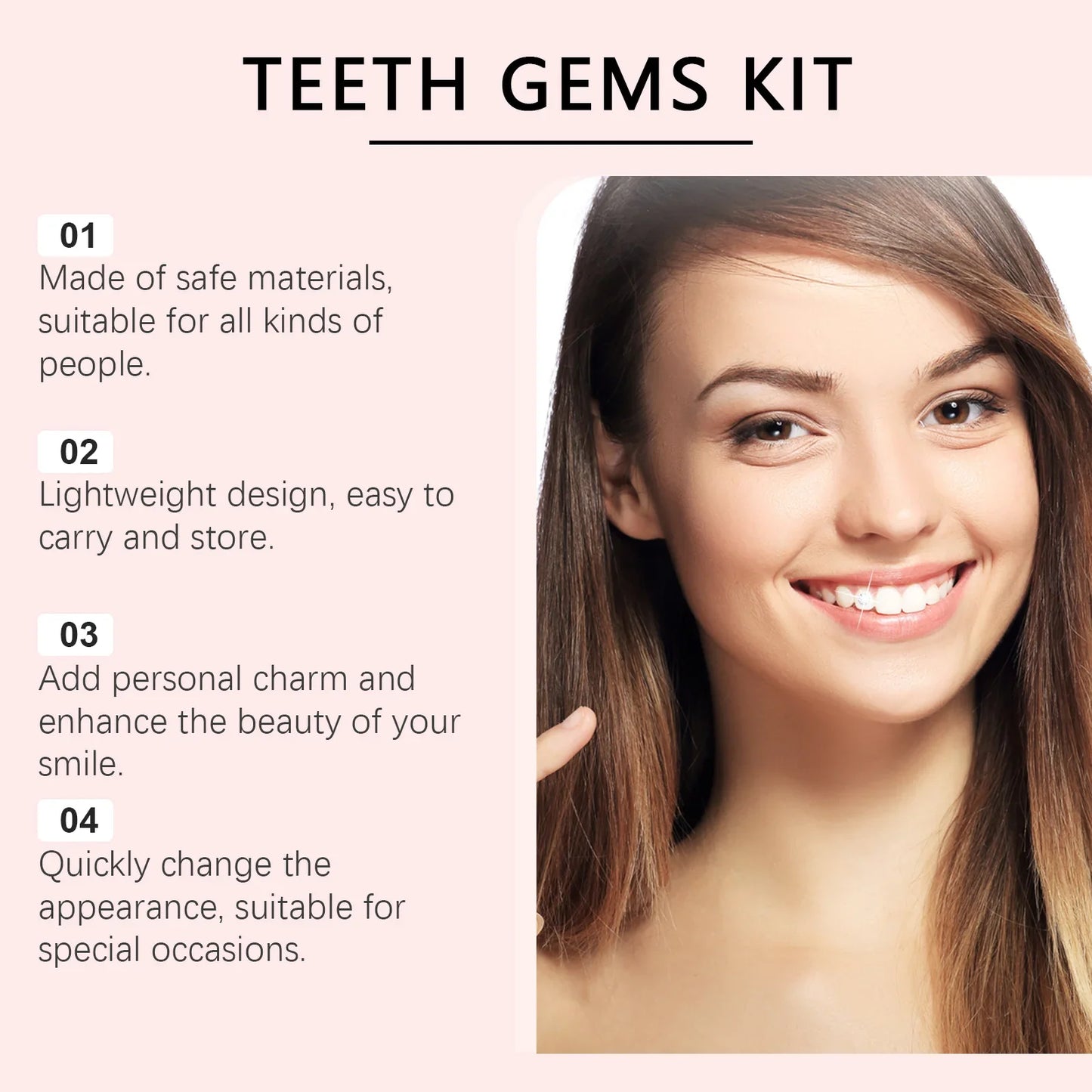 Tooth Gems DIY Kit – Gems, Stickers & Tools for Glam Smile