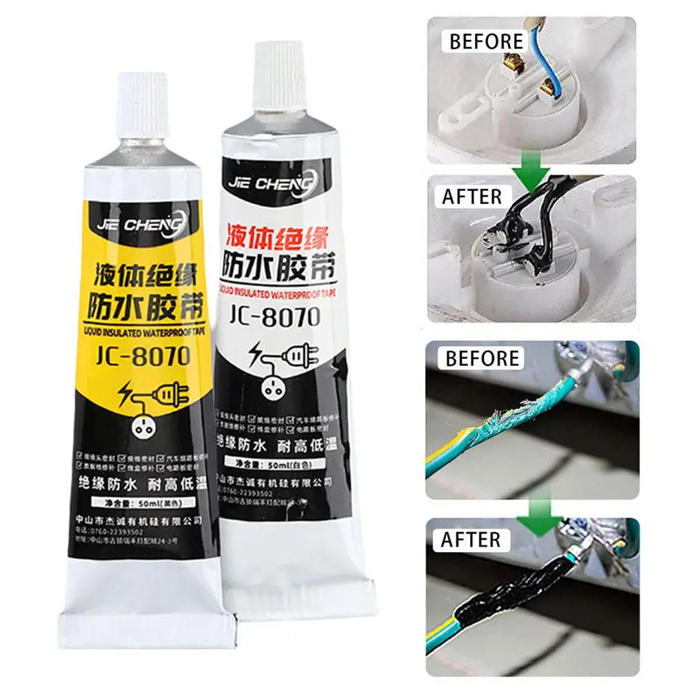 Liquid Electrical Tape Insulation Sealant for Repairs Peaceful Pleasures Health and Wellness