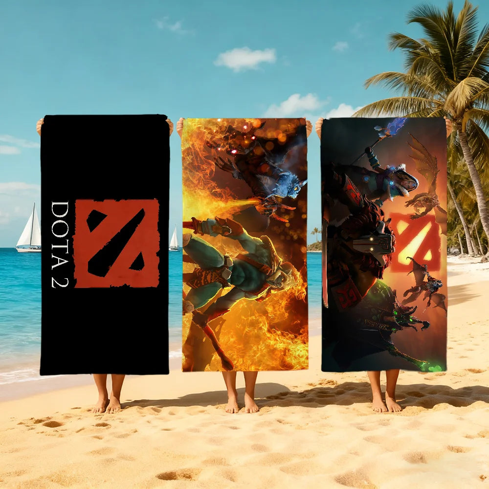 Dota 2 Quick-Dry Beach Towel | Soft Gaming Sports Towel