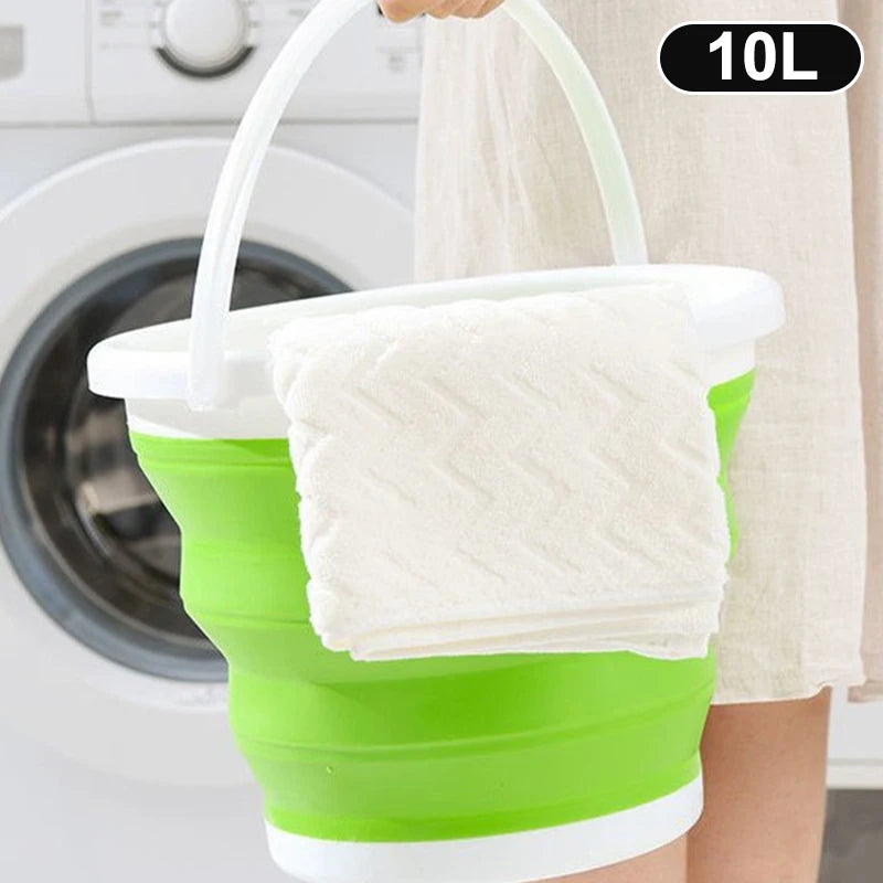 Collapsible Folding Bucket 3/5/10L | Camping, Fishing & Car Wash